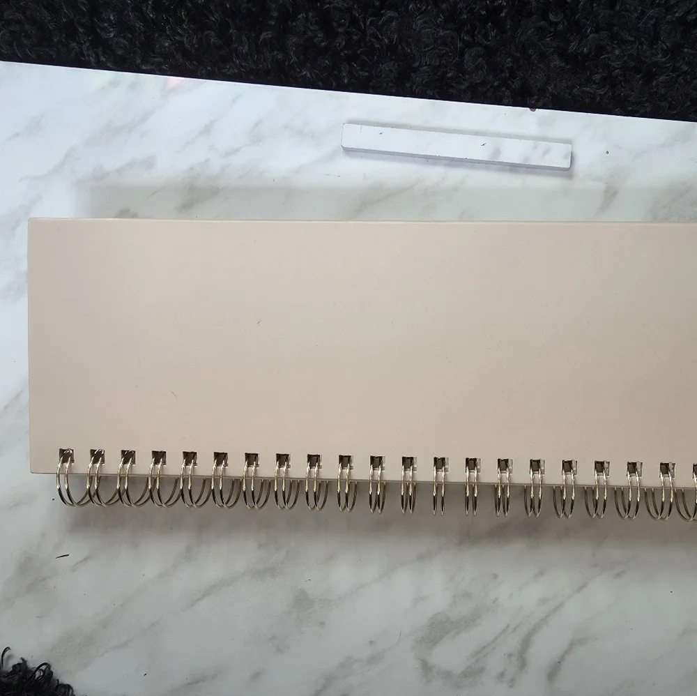 Gold Spiral Desk Planner